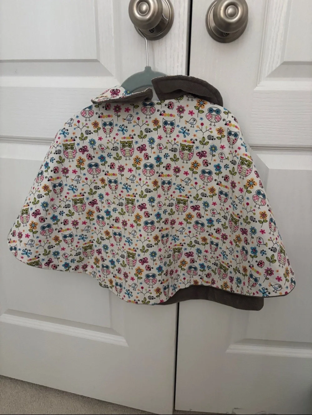 Owl Toddler Poncho - Picture 2 of 2